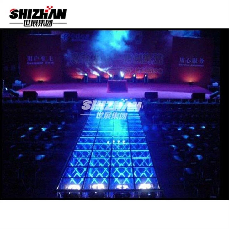 Thick acrylic stage